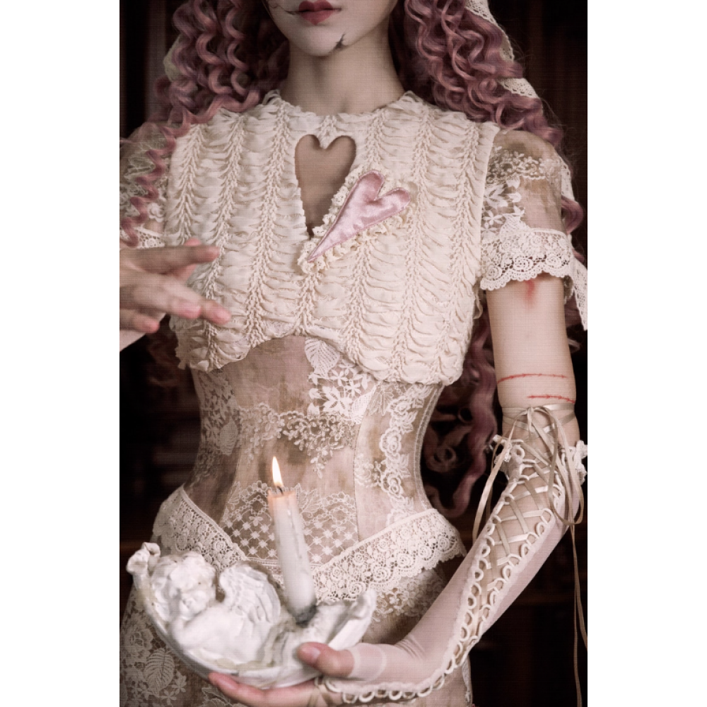 Cupid's Poetry Box Short Sleeve Top by Blood Supply (BSY161TP)